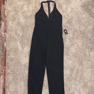 Express Women’s Black Halter Jumpsuit